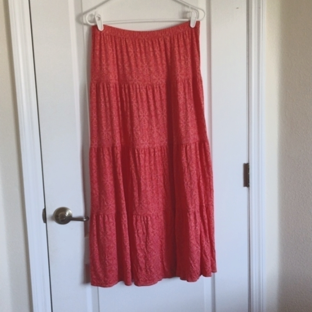 ORANGE Ruffle Skirt